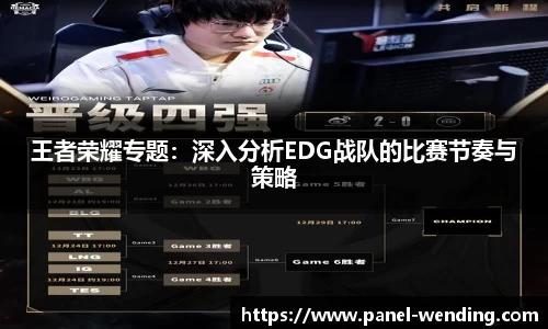 王者荣耀专题：深入分析EDG战队的比赛节奏与策略